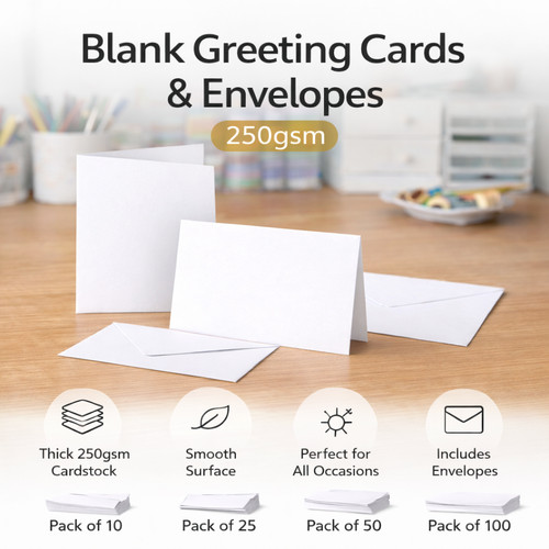 White card stock sheets - a5, a6