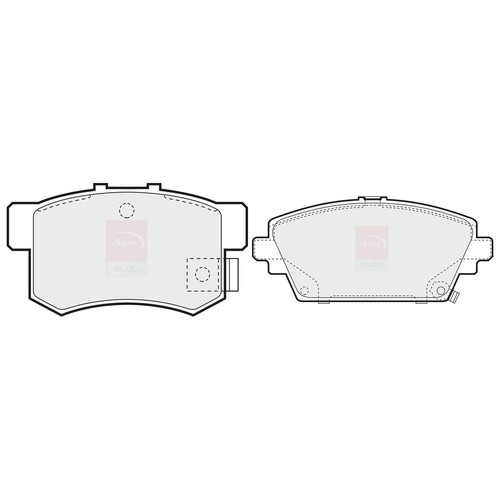 Apec front rear pads - &,