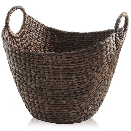 Large hyacinth boat basket - large,
