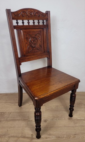Victorian kitchen chair - victorian, elm