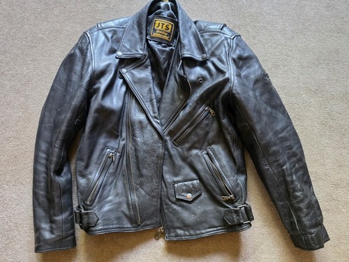 Jts leather jacket - leather,