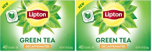 Lipton decaffeinated green - decaffeinated, tea