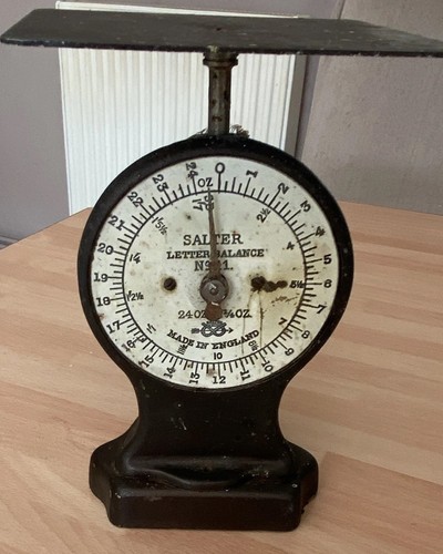 Vintage salter letter balance - salter,