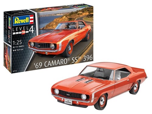 Revell 07712 25 69 camaro - revell,