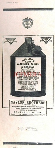 Naylors airplane paints - naylors,