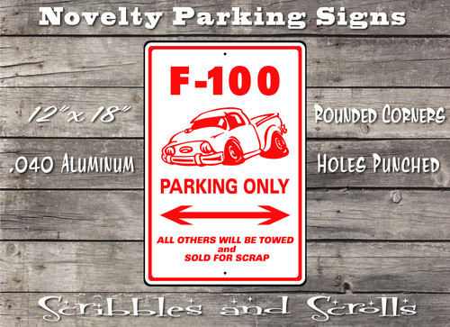 F100 100 truck parking - f100,