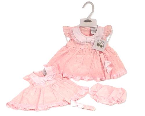 Baby girls dress frilly - dress,