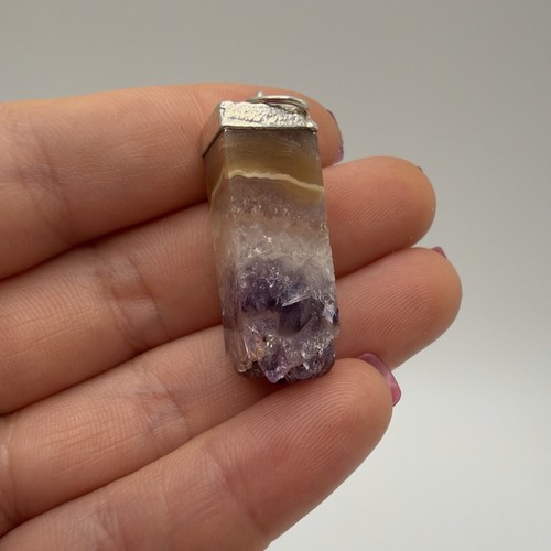 Natural chunky amethyst agate - natural,