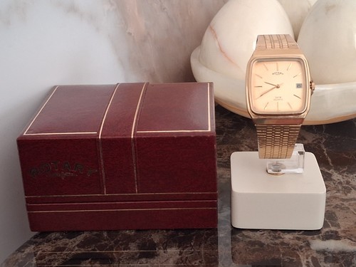 Mens vintage rotary - tank, watch