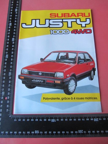 Subaru justy 1000 4wd - 1000,