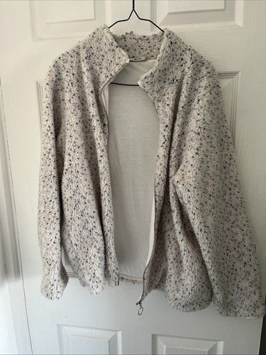 Speckled zip fleece - zip,