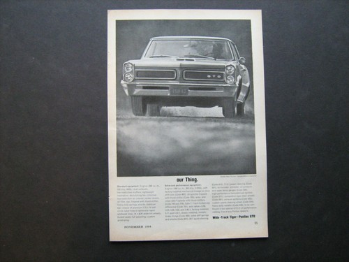 1965 pontiac gto - 1965, gto--vintage