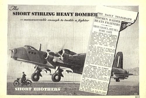 1942 short stirling bomber - stirling,