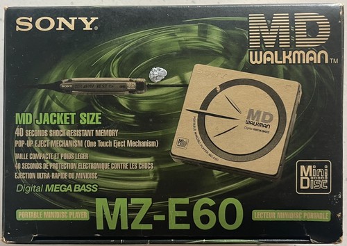 Sony e60 minidisc walkman - sony,