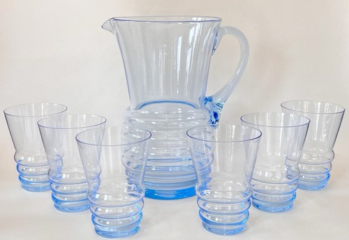 Art deco ice blue 3pt - blue,