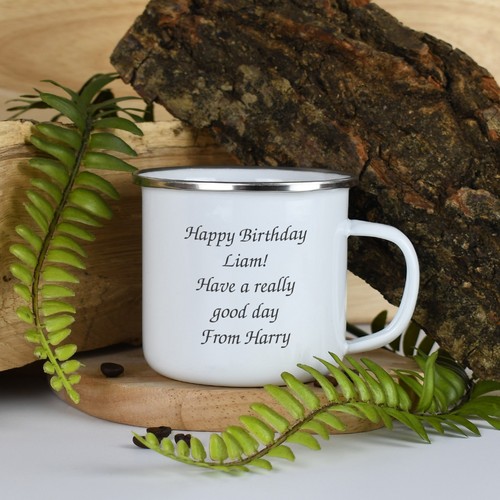 Personalised any message white - personalised,