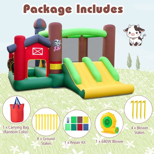 Castle slide bouncer with 680w - castle,