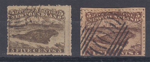 Canada newfoundland brown - 5c,