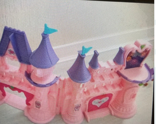 Plastic toy castle plays - plastic,
