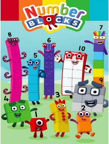 Numberblocks fleece blanket - numberblocks,