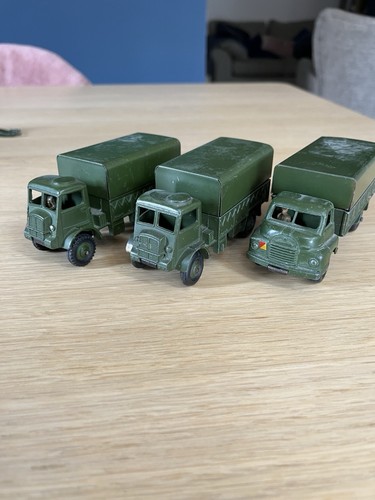 Vintage dinky army trucks - dinky,