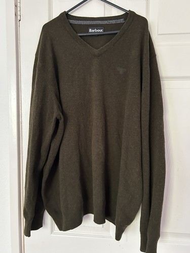 Barbour men 100 wool - 100%, v-neck
