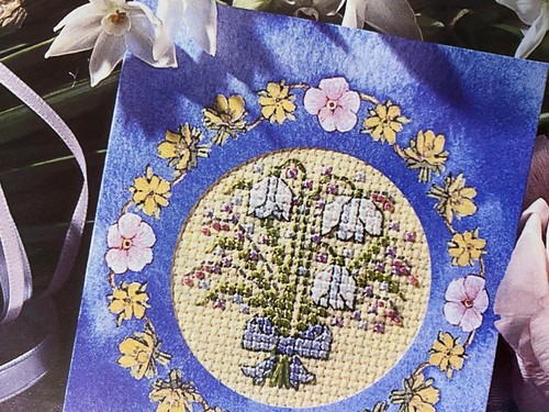 Snowdrop flower cross stitch - snowdrop,