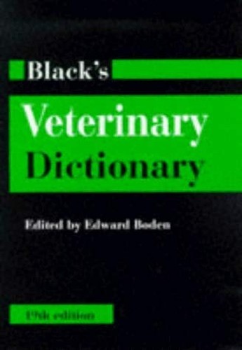 Black veterinary dictionary - veterinary,
