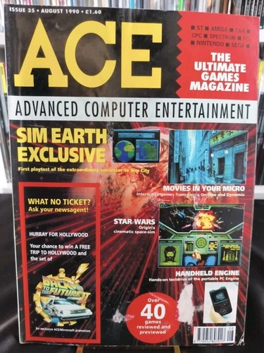 Ace magazine issue aug 1990 - magazine,
