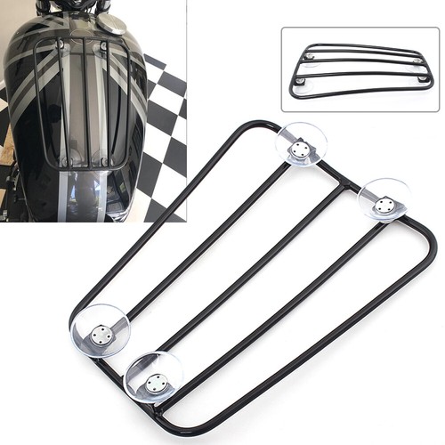 Motorcycle luggage rack - luggage, front