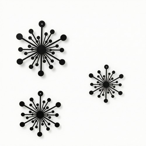Pieces sunburst wall decor - pieces,