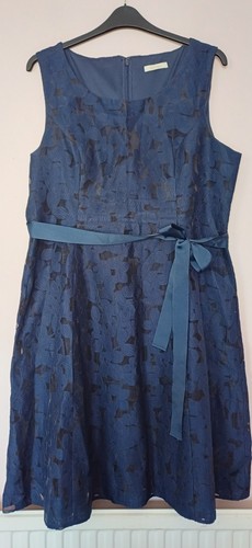 Kaliko navy lacy smart dress - kaliko,