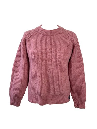 Superdry pink lambswool ribbed - lambswool,