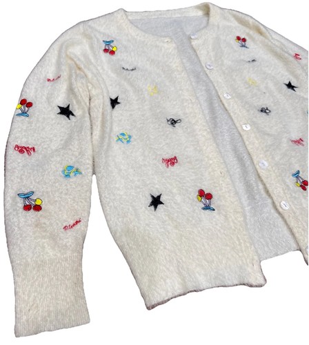 Cashmere wool white - cashmere&wool, white,cardigan