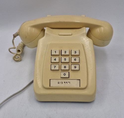 Vintage push button - push, landline