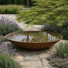 Corten steel water - water, bowl