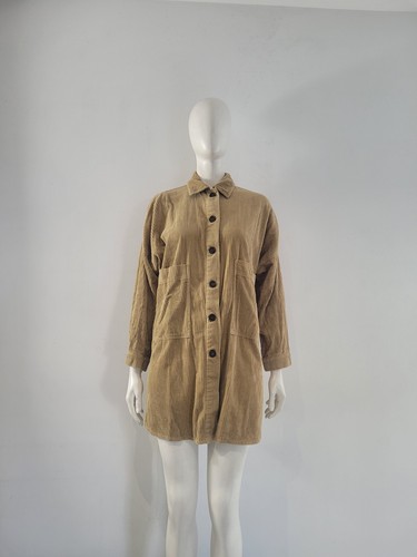Zara beige corduroy shirt - (s),