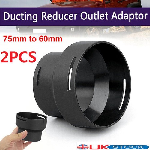 75mm 60mm ducting - 2x, to