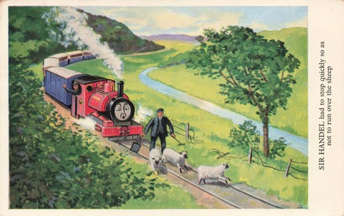 Sir handel postcard four - handel,
