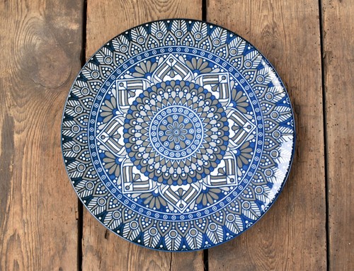 Large 27cm dinner plates - large,