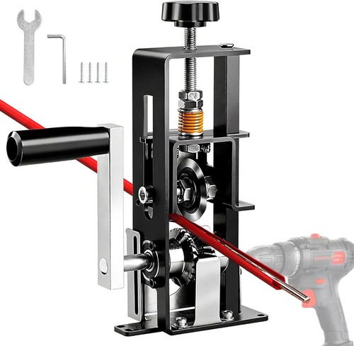 Drill powered hand - hand, wire