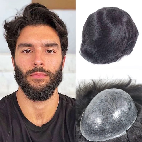 8x10 full men toupee - pu,