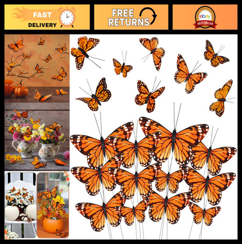 Pcs artificial monarch - 24,