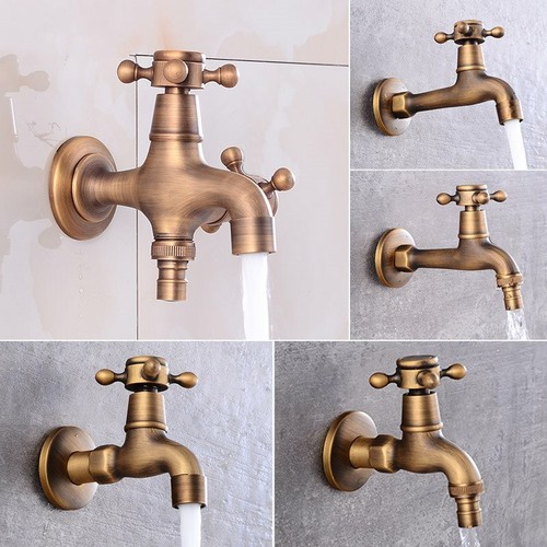 Antique brass basin faucet - antique,