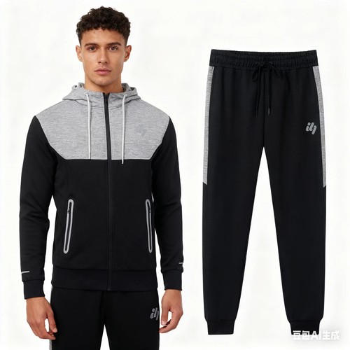 Mens tracksuit set activewear - set,