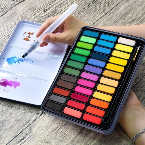 Full pan watercolour paint - watercolour,