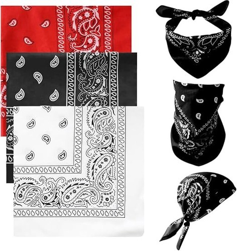 Pcs paisley bandanas for men - bandanas,