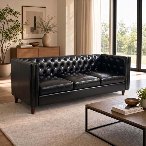 Inch modern seat - inch, leather