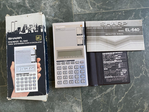 Sharp 640 voice - el-640, synthesizer
