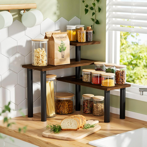 Tier corner countertop - 3-tier,